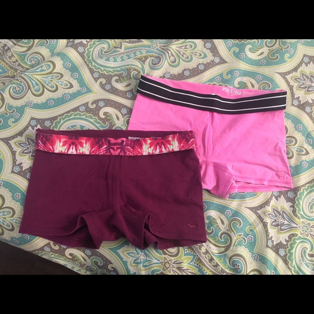 VS Pink Yoga Shorts SOLD